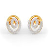 diamond earrings in 18k gold