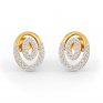 diamond earrings in 18k gold