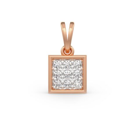 Square Diamond pendant