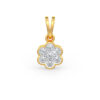 flowery diamond pendant