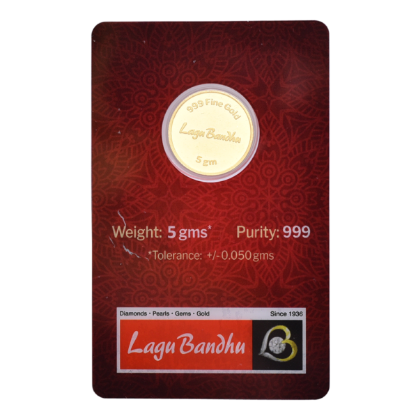 5 Gram 24kt (999) Laxmi Gold Coin