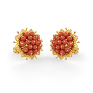 Coral Earrings