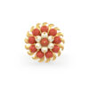 Coral Pearl Earring