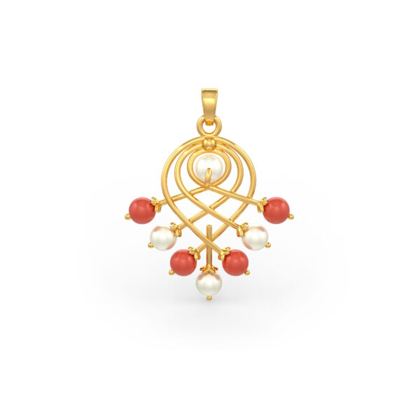 Pearl coral Pendant