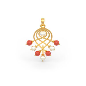 Pearl coral Pendant