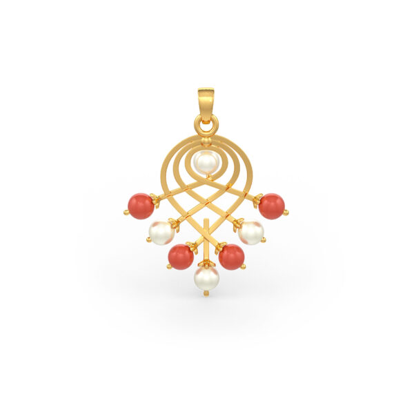 Pearl coral Pendant