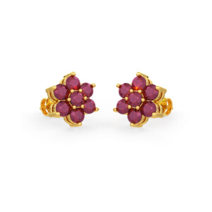 Ruby Stud Earring