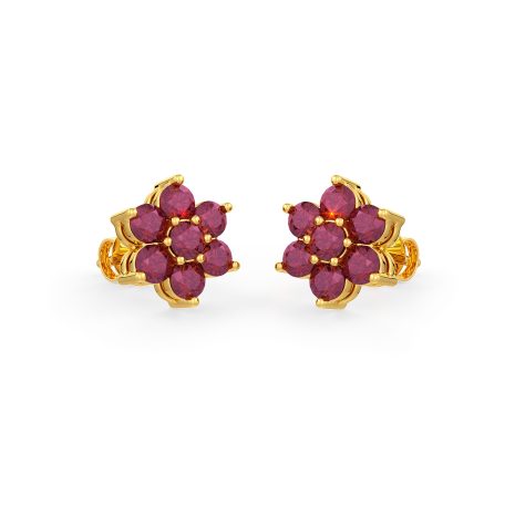 Ruby Stud Earring