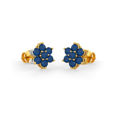 Blue Sapphire Earrings