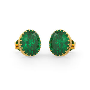 Emerald Radiance Earrings