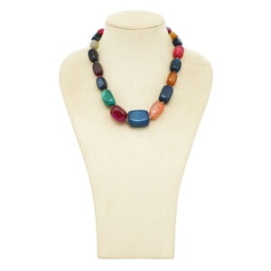 Multi Colour Agate Necklace