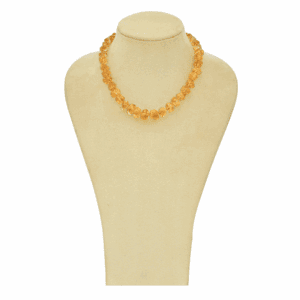 Natural Citrine Gem Necklace