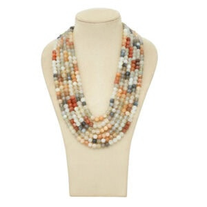 Natural Multi Moonstone Necklace