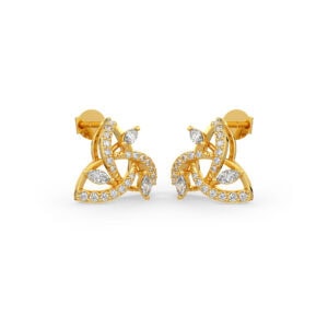 Triflora Diamond Earrings