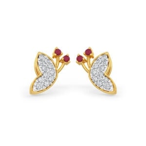 Teeny Fly Diamond Earrings