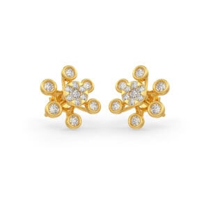 Lilypad Diamond Earrings