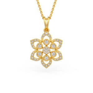 Flower Diamond Pendant