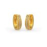 Yellow Gold Earring With Diamond