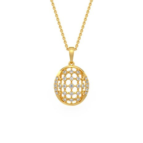 YELLOW GOLD PENDANT WITH CHAIN