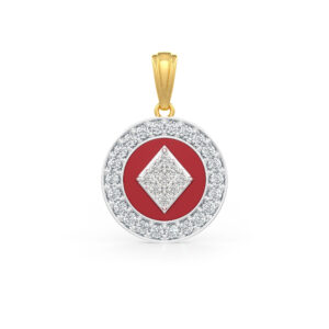 Aurora Diamond 18kt Gold Pendant