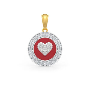 Amora Heart 18kt Gold & Diamond Pendant