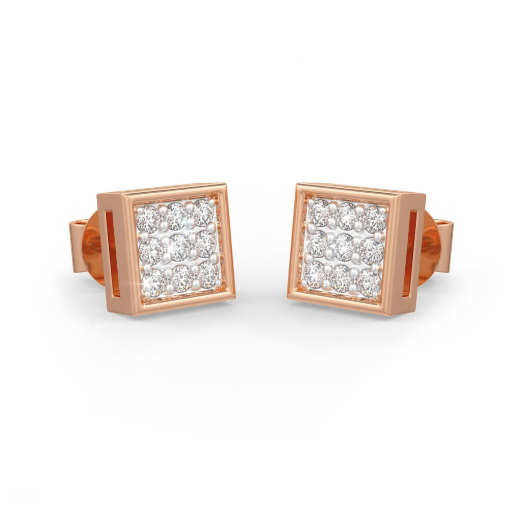 Everyday Diamond Studs - Square