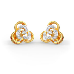 Mushroom Diamond Earrings