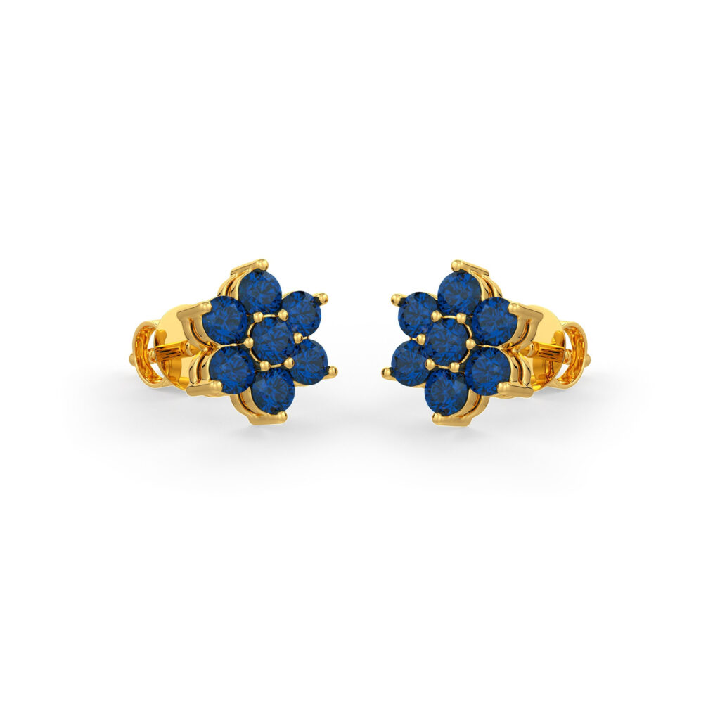 Blue Petals Earrings