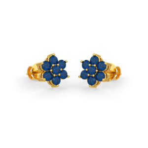 Blue Petals Earrings