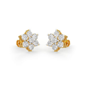 Petals Diamond Kudi Earrings