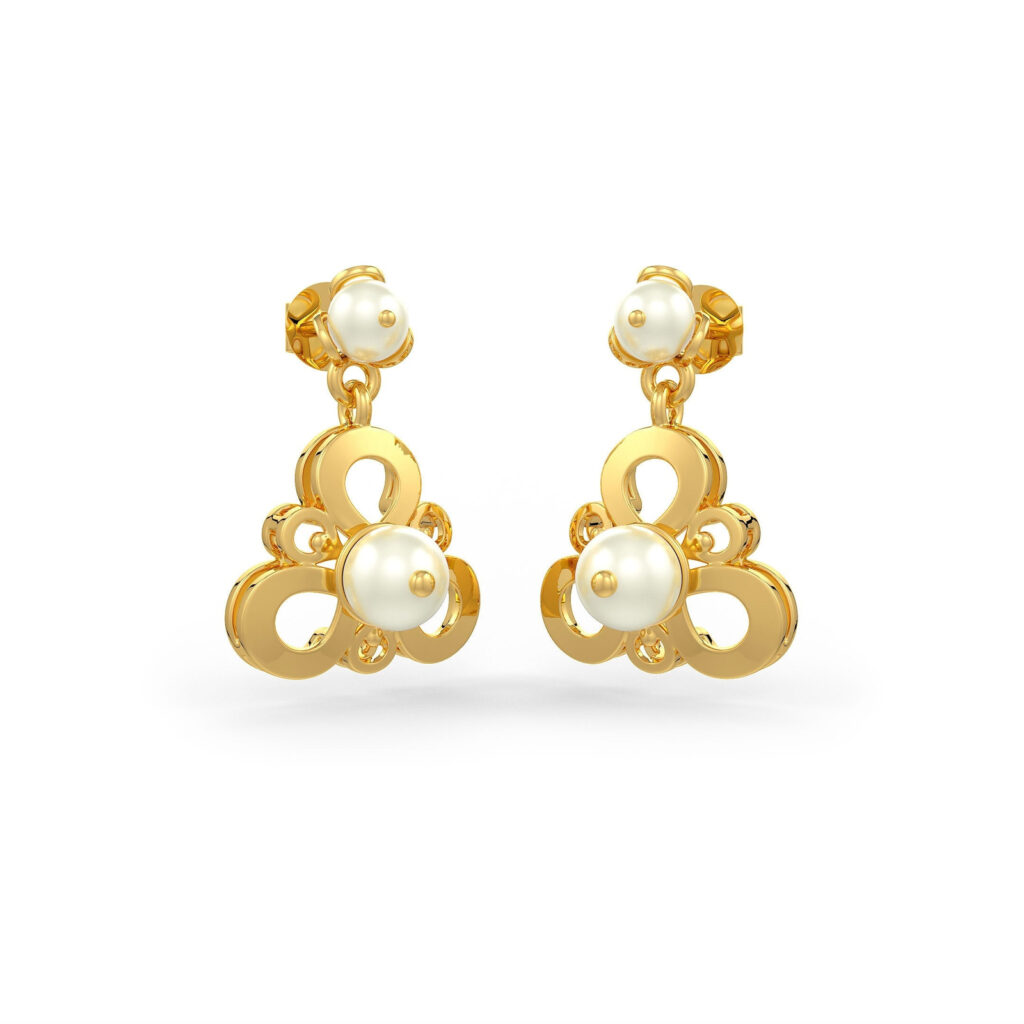 Pearl Hanging Earrings