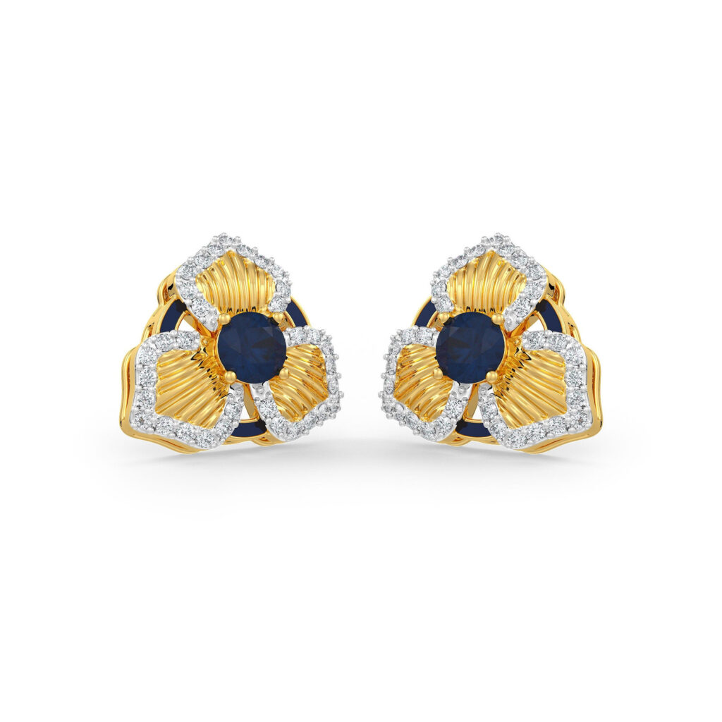 Blossom Sapphire Earrings