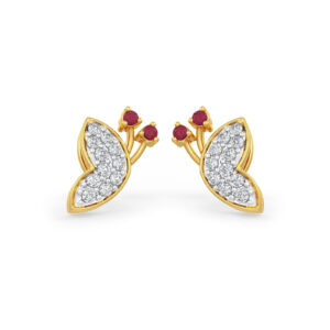 Teeny Fly Diamond Earrings