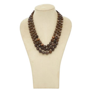 Monalisa Brown beads layered Necklace