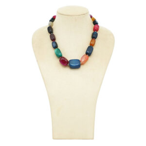 Multi Colour Agate Necklace