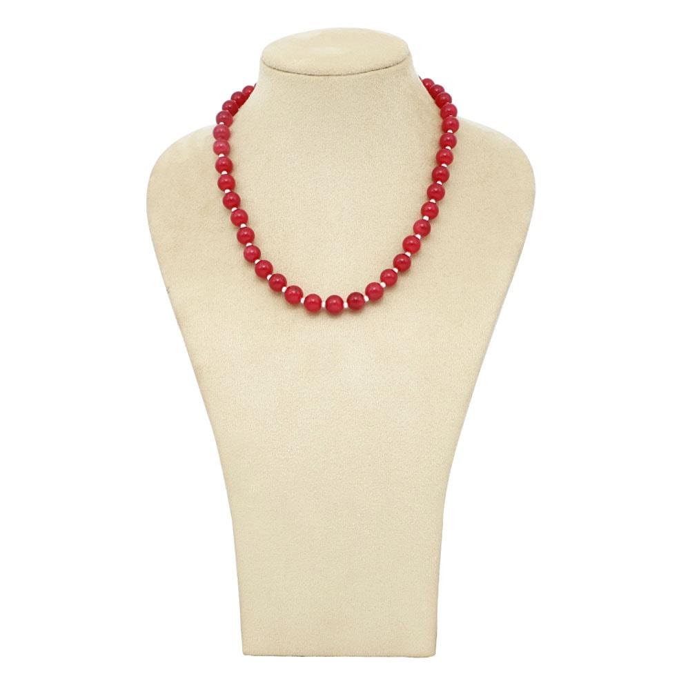 Red Agate Quartz Necklace