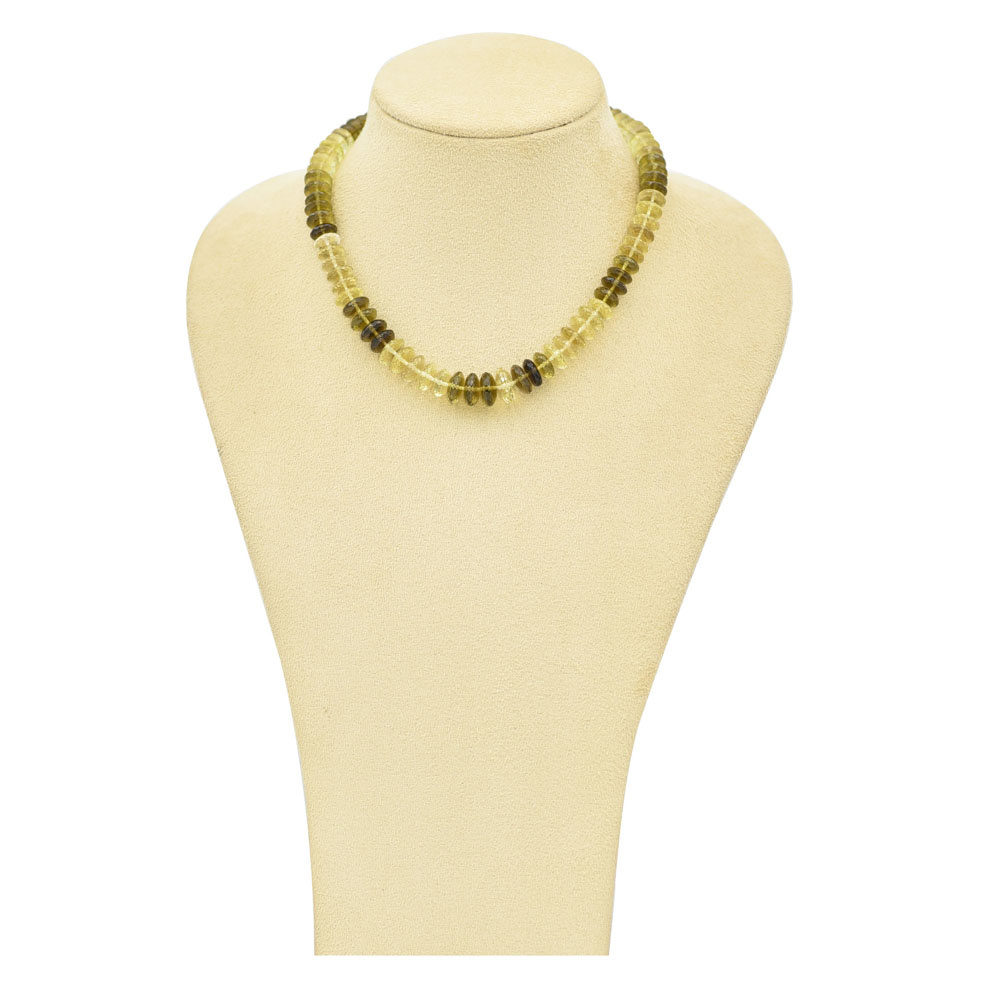 Lemon Topaz Beads Necklace