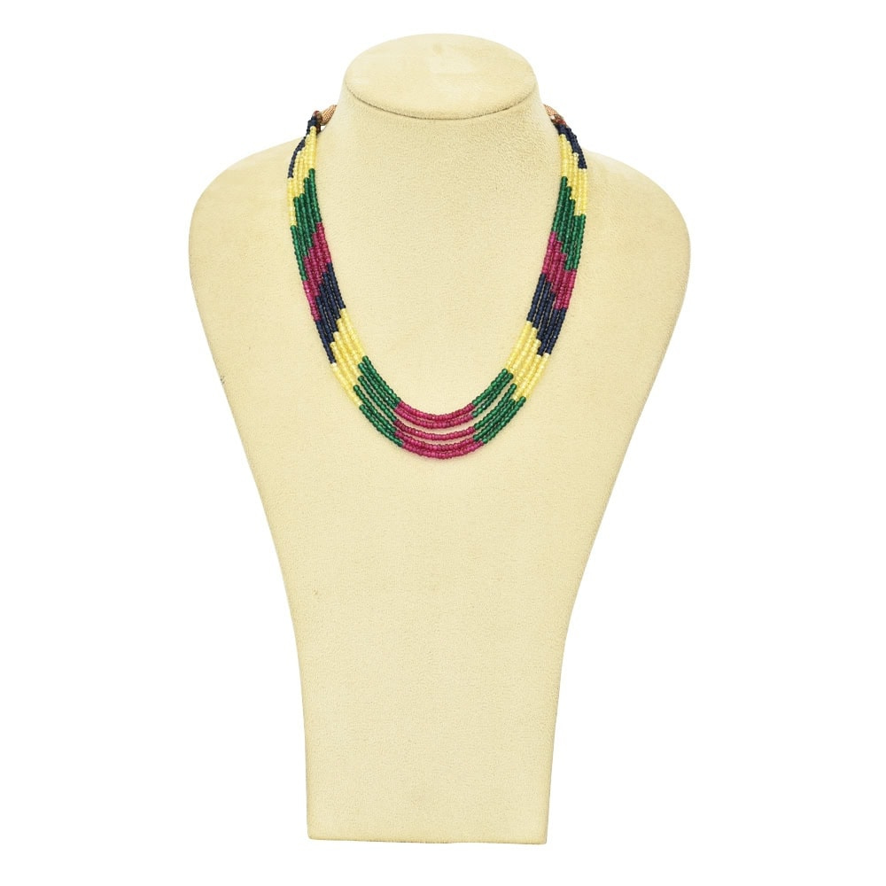 5 Layered Women Agate Necklace