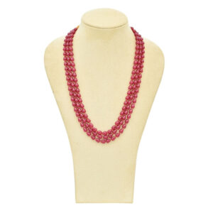 Red Drop style Beaded Mala