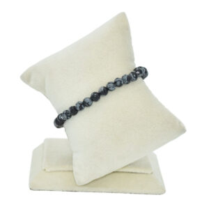 Snowflake Obisidian Bracelet
