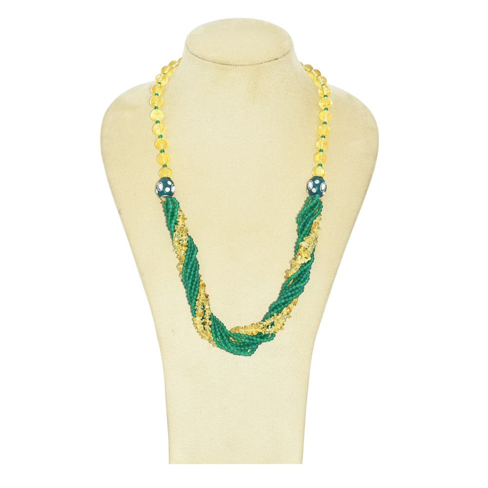 Green Onyx Mix Stone Necklace