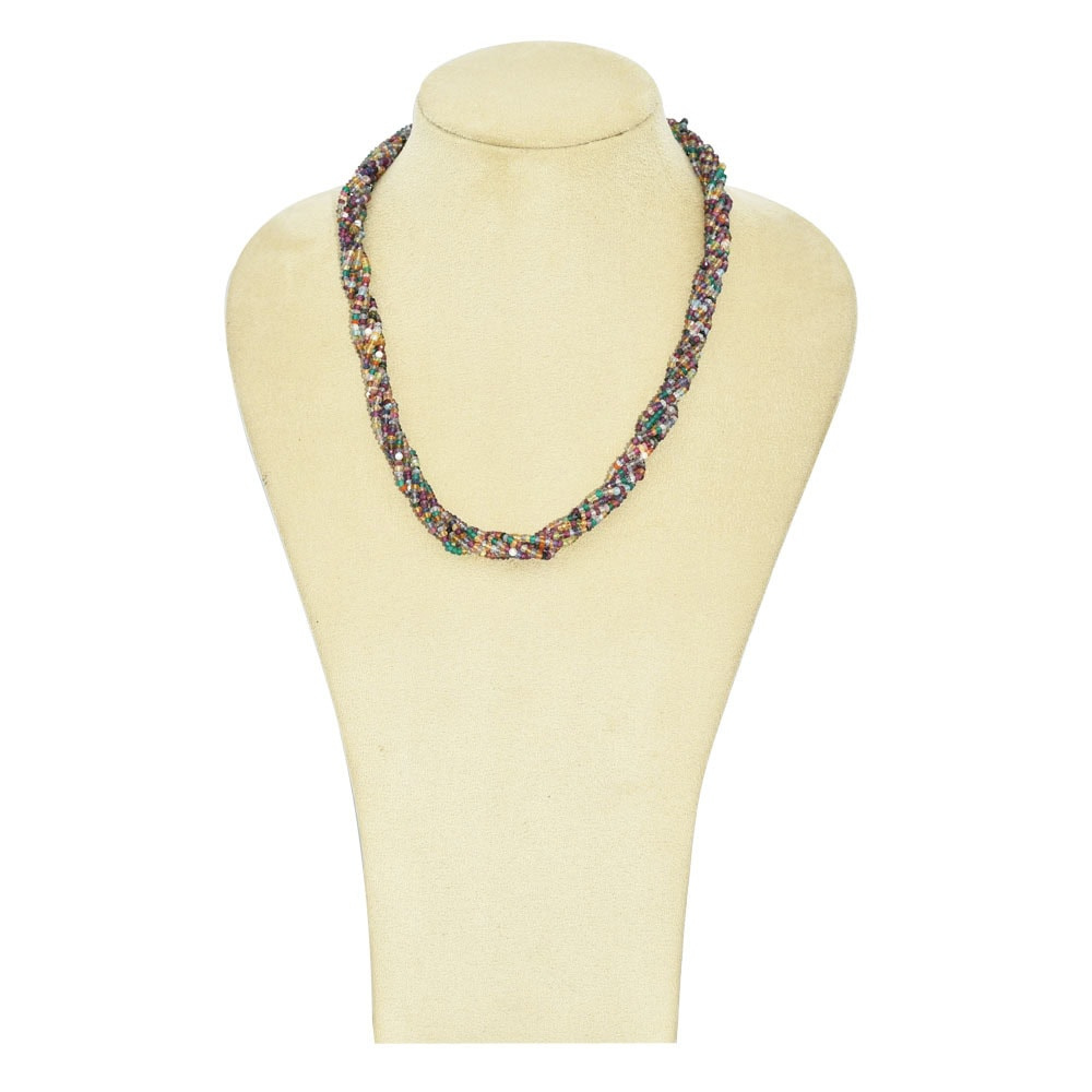 Multi colour Synthetic Fancy Necklace