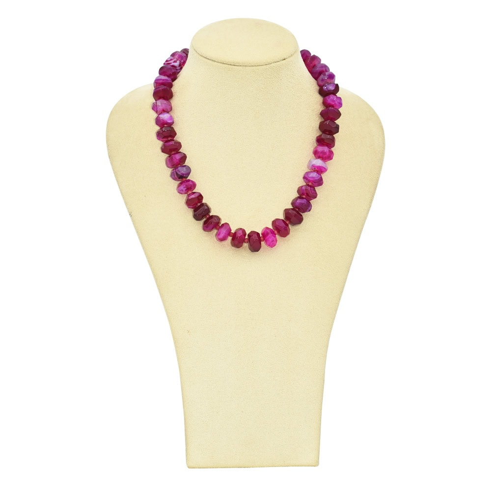 Pink Agate Necklace