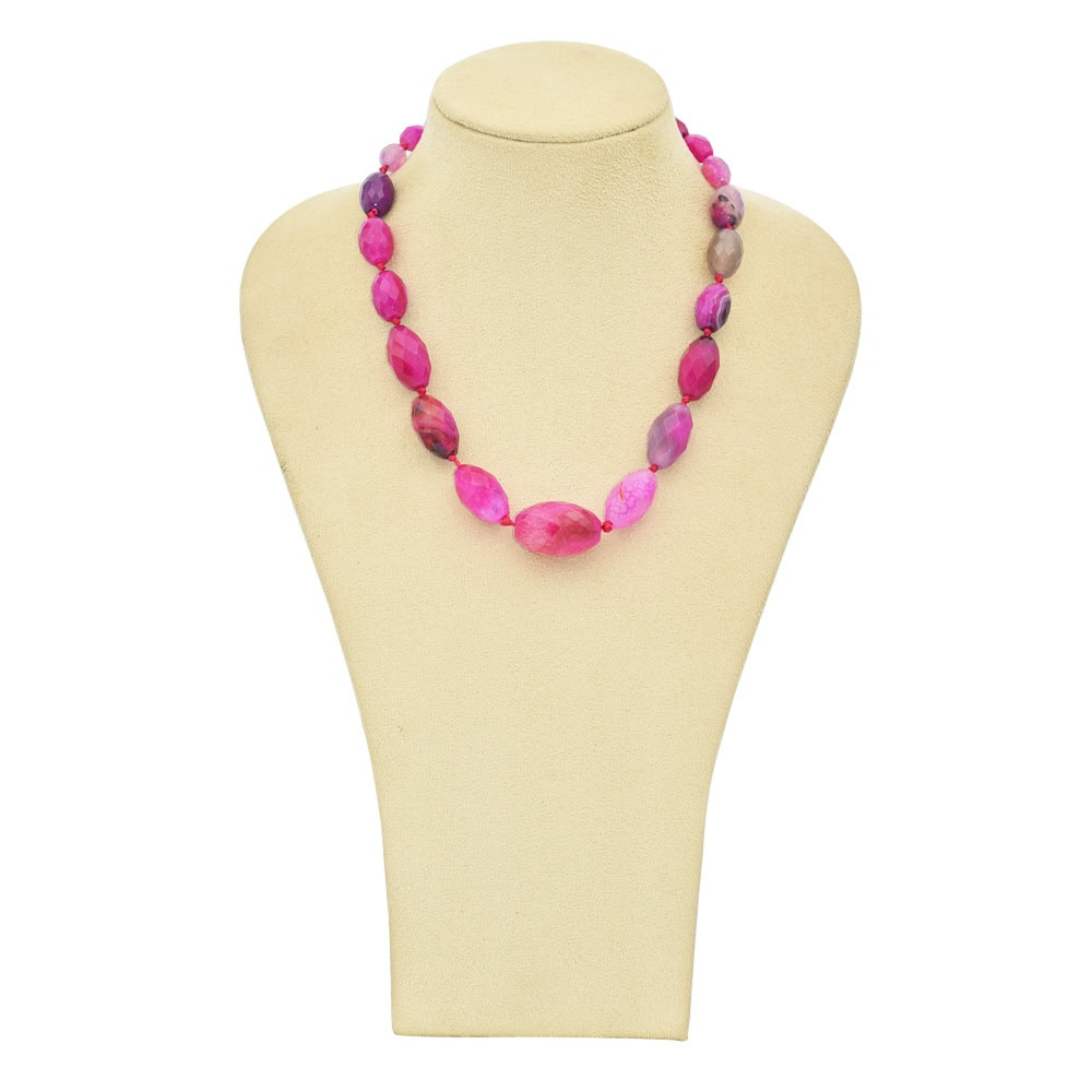 Pink Agate Necklace