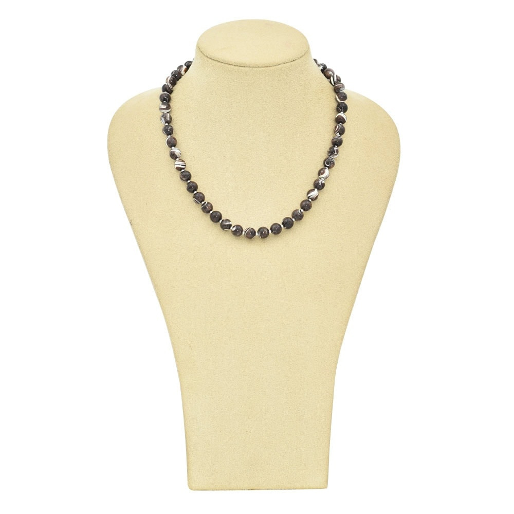 Pyrite Beaded Necklace