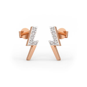 Thunderbolt Diamond Earrings
