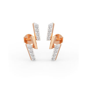 Lightning Flash Diamond Earrings