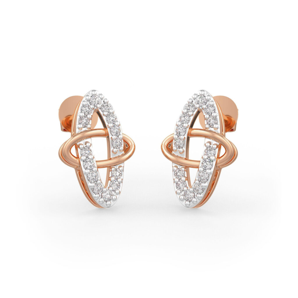 Minimalistic Diamond Earrings