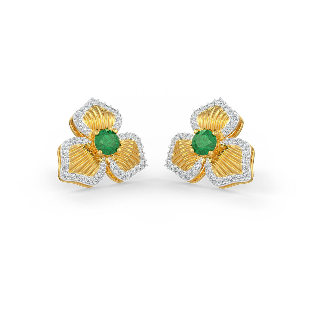 Petite Eye Diamond Earrings