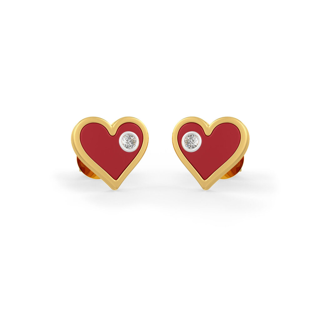 Eternal Heart Diamond Earring in 18kt Gold
